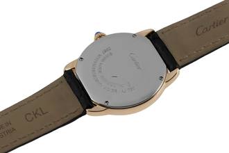 Thumbnail von Cartier Ronde Solo de Cartier Lady Ronde Solo 18K (0,750) Gold/Stahl Damenuhr Ref. W6700355