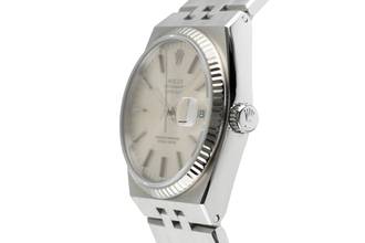 Thumbnail von Rolex Datejust Oysterquartz Silver Dial Stahl Weissgold Herrenuhr Ref. 17014