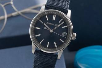 Thumbnail von Audemars Piguet Code 11.59 Blue Dial Ref.15210ST.OO.A348KB.01 B&P