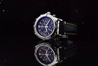 Thumbnail von Breitling Chrono Cockpit A30012 A30012 Black Dial Automatik - Vintage 1996