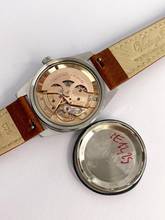 Thumbnail von Omega Genève Serviced Geneve Vintage Automatic Automatik Black Dial Red Hand 166041 166041