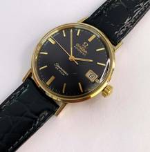 Thumbnail von Omega Seamaster DeVille Serviced Seamaster De Ville Vintage Automatic Automatik Black Gilt Dial