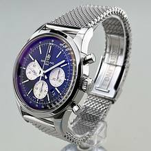 Thumbnail von Breitling Transocean Chronograph Caliber 01 limited Edition XXXX/2000 Ref. AB0151-018 Stahl Stahl Full Set NOS ungetragen (teilverklebt) EK 06/2011 Erstbesitz