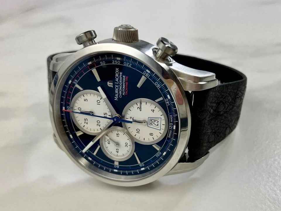  Maurice Lacroix Pontos Chronographe Rétro PT6288 / Box + Papiere 