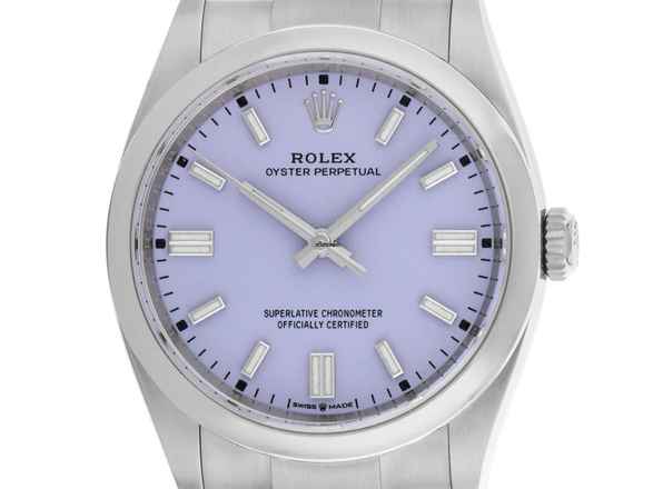  Rolex Oyster Perpetual 36 Lavendel Ref.126000 2025 Full Set Ungetragen Oyster Perpetual Lavendel 