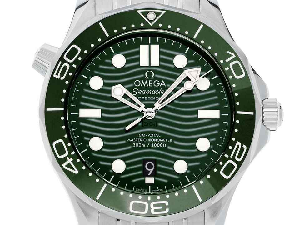  Omega Seamaster Diver 300 M Ref.210.30.42.20.10.001 2025 Full Set Ungetragen Seamaster Diver 300M Green Dial 