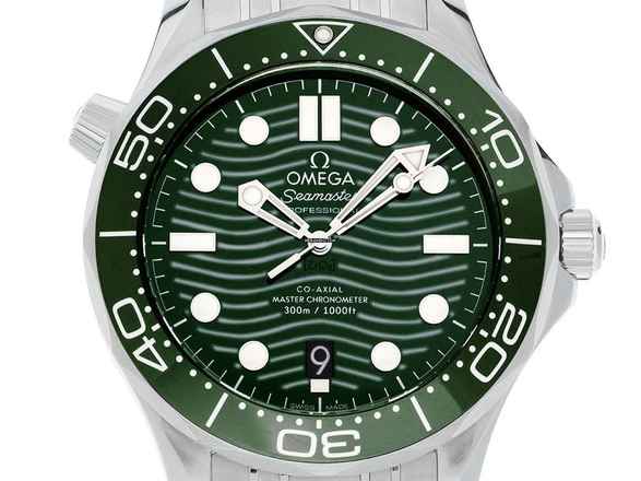  Omega Seamaster Diver 300 M Ref.210.30.42.20.10.001 2025 Full Set Ungetragen Seamaster Diver 300M Green Dial 