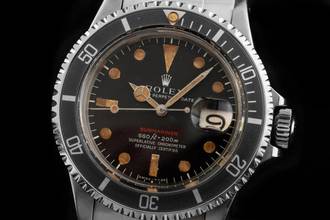 Thumbnail von Rolex Submariner Date Redline Ref.1680 1970 Full Set Original Unpoliert Submariner Date Redline Ghost Bezel flat 4 kissing 4 open 6/9