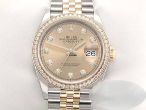 Thumbnail von Rolex Datejust 36 126283 Rbr 2019 Stahl Gelbgold 750 Diamanten Automatik Stainless Steel 18kt Yellow Gold Jubilé-band Chronometer Oyster