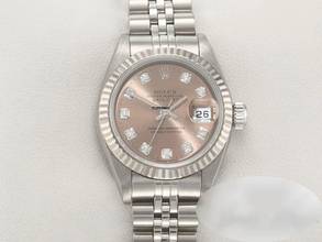 Thumbnail von Rolex Lady-Datejust Stahl Weissgold 750 Diamanten 1996 Automatik Gold Damen Stainless Steel 18kt White Gold Jubilé-band Chronometer Oyster