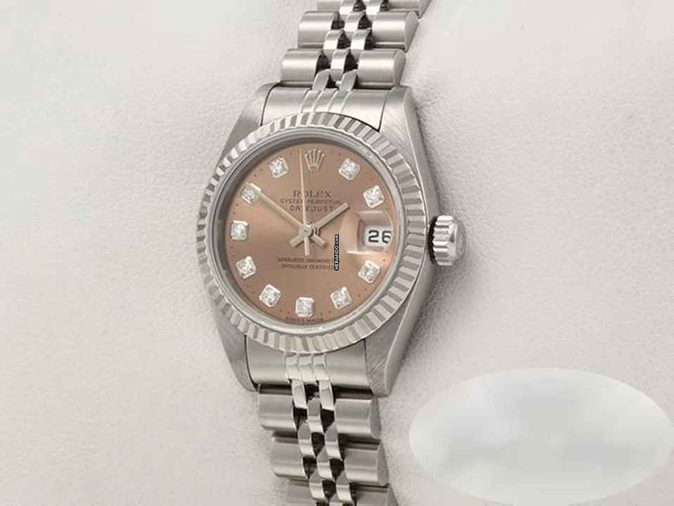  Rolex Lady-Datejust Stahl Weissgold 750 Diamanten 1996 Automatik Gold Damen Stainless Steel 18kt White Gold Jubilé-band Chronometer Oyster 