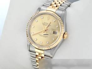 Thumbnail von Rolex Datejust 36 36mm 16233 1997 Diamanten Stahl Gelbgold 750 Automatik Stainless Steel 18kt Yellow Gold Jubilé-band Chronometer Oyster