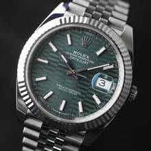 Thumbnail von Rolex Datejust 41 Jubilee Fluted Mint Green Motif Dial