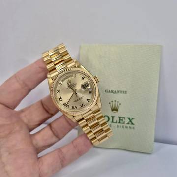  Rolex Day-Date 36 36mm Presidente Full Gold Automático Completo 