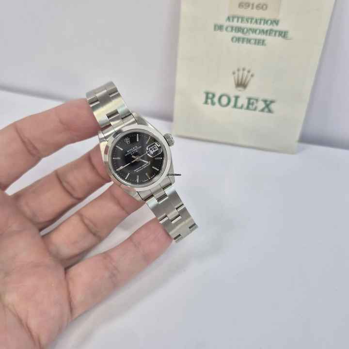  Rolex Oyster Perpetual Lady Date Lady-Datejust 26mm Full Steel Automático Completo 