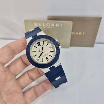  Bulgari Diagono Aluminum Tricolore Limited Edition 40mm Automático Completo 