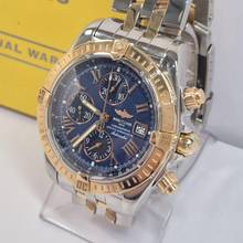 Thumbnail von Breitling Chronomat Evolution Ouro Rosé & Aço Blue Dial 44mm Automático Completo