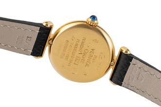 Thumbnail von Cartier Colisée must de Cartier Lady Vermeil 925 Silber Damenuhr Ref. 590002