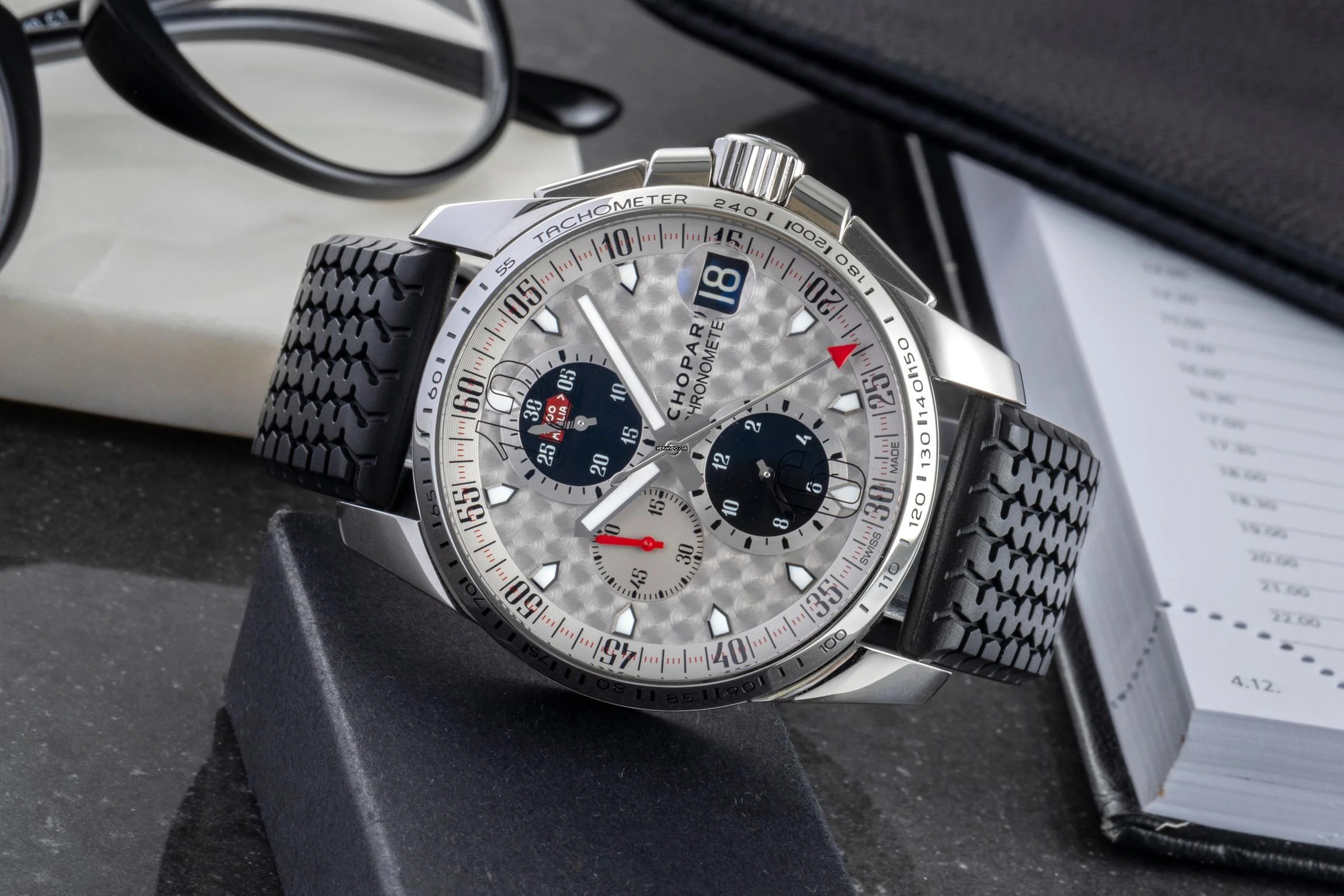 Thumbnail von Chopard Mille Miglia Chronograph Stahl Automatik Herrenuhr Ref. 8530 Box