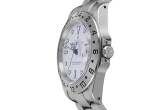 Thumbnail von Rolex Explorer II White Dial Polar Edelstahl Automatik Herrenuhr Ref. 16570 B&P