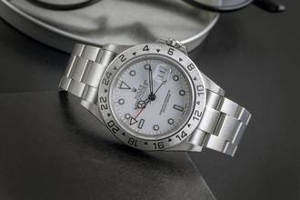 Thumbnail von Rolex Explorer II White Dial Polar Edelstahl Automatik Herrenuhr Ref. 16570 B&P