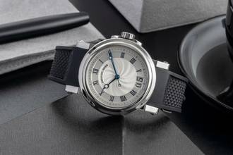 Thumbnail von Breguet Marine Big Date Automatik Stahl Ref. 5817 ST/12/SV0 Papiere 2008