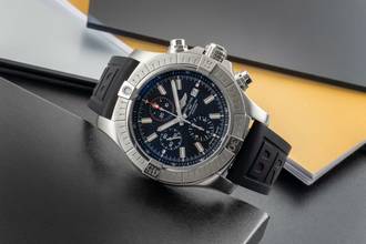 Thumbnail von Breitling Super Avenger Chronograph Automatik Stahl Ref. A13375 Box & Papiere