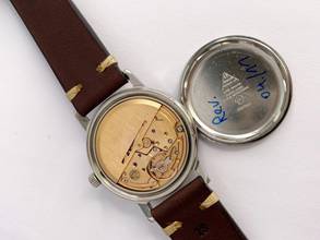 Thumbnail von Omega Genève Serviced Geneve Vintage Automatic Automatik Rare Burgundy Dial 1660163 1660163