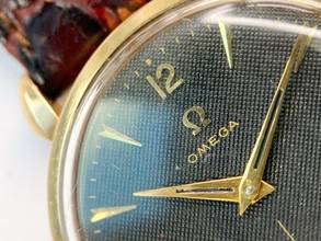 Thumbnail von Omega Classic Serviced Vintage Rose Gold Plated Black Honeycomb Dial 2706 2706
