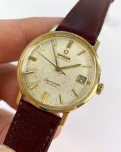 Thumbnail von Omega Seamaster DeVille Serviced Seamaster De Ville Vintage Automatic Automatik Linen Dial Date