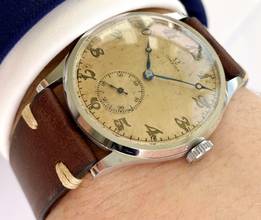 Thumbnail von Omega Classic Rare Oversize Jumbo Vintage Breguet-Numbered Dial Art Deco 37mm 9707254