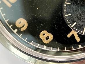 Thumbnail von Omega Classic Serviced Vintage 30T2 Rare Black Gilt Dial 2383 2383