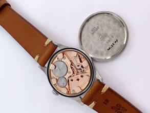 Thumbnail von Omega Classic Serviced Vintage 30T2 Rare Black Gilt Dial 2383 2383