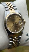 Thumbnail von Rolex Datejust 36 Top Condition small diamonds - no stretch