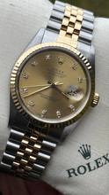 Thumbnail von Rolex Datejust 36 Top Condition small diamonds - no stretch