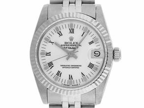 Thumbnail von Rolex Datejust 31 Medium open 6/9 Ref.68274 1988 Full Set wie Neu Vintage Datejust Medium open 6/9 Stahl 18kt Weißgold