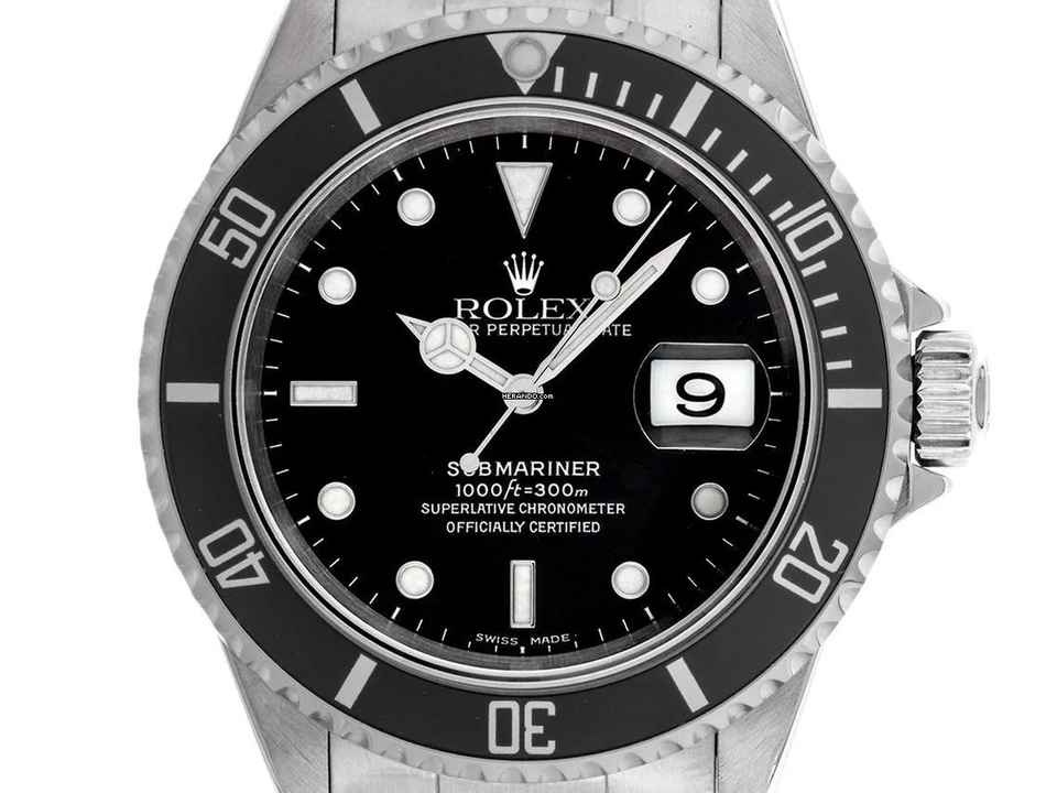  Rolex Submariner Date Ref.16610 1998 Full Set sehr gut Vintage Submariner Date 