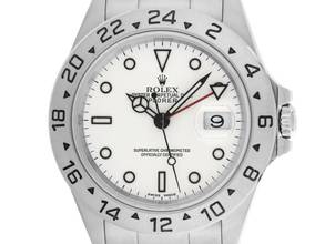 Thumbnail von Rolex Explorer II Ref.16570 1995 Box&Beschreibung sehr gut Vintage Explorer II