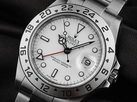  Rolex Explorer II Ref.16570 1995 Box&Beschreibung sehr gut Vintage Explorer II 