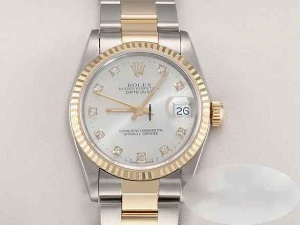  Rolex Datejust 31 Medium Stahl Gelbgold 750 Diamanten Automatik Stainless Steel 18kt Yellow Gold Stahl Jubilé-band Chronometer Oyster 