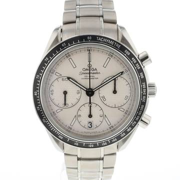  Omega Speedmaster Racing Steel Silver Dial 