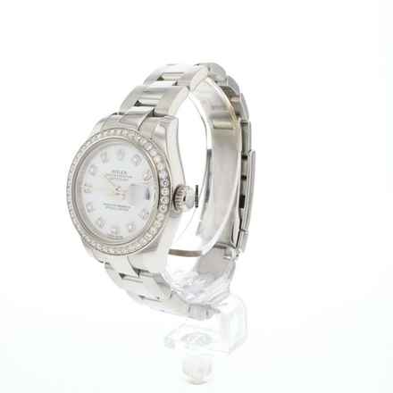  Rolex Lady-Datejust 26 Diamond Bezel White Diamond Dial 