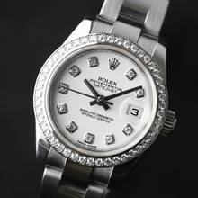 Thumbnail von Rolex Lady-Datejust 26 Diamond Bezel White Diamond Dial