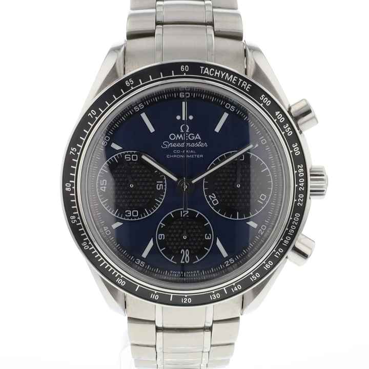  Omega Speedmaster Racing Steel Blue Dial 