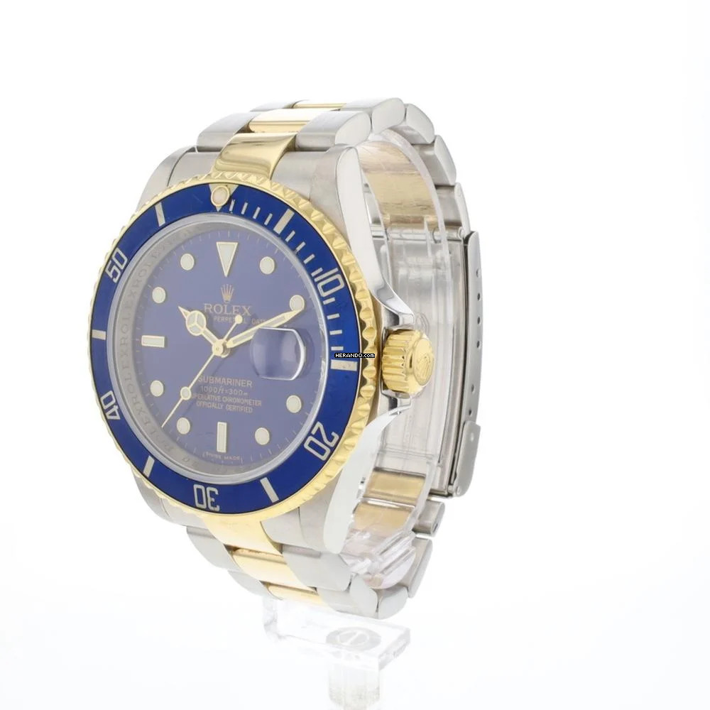  Rolex Submariner Date Steel/Gold Blue Dial 