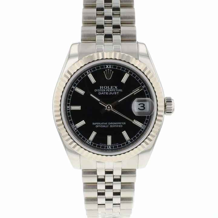  Rolex Datejust 31 Midsize Jubilee Black Dial 