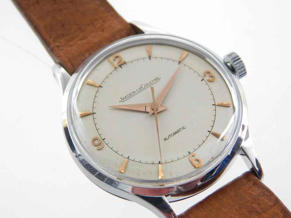  Jaeger-LeCoultre Classic Ref 441339 Vintage Herrenuhr 34 mm Edelstahl Bumper Hammer Automatik C476 seltene Herrenuhr Kaliber 476 im Top Zustand 