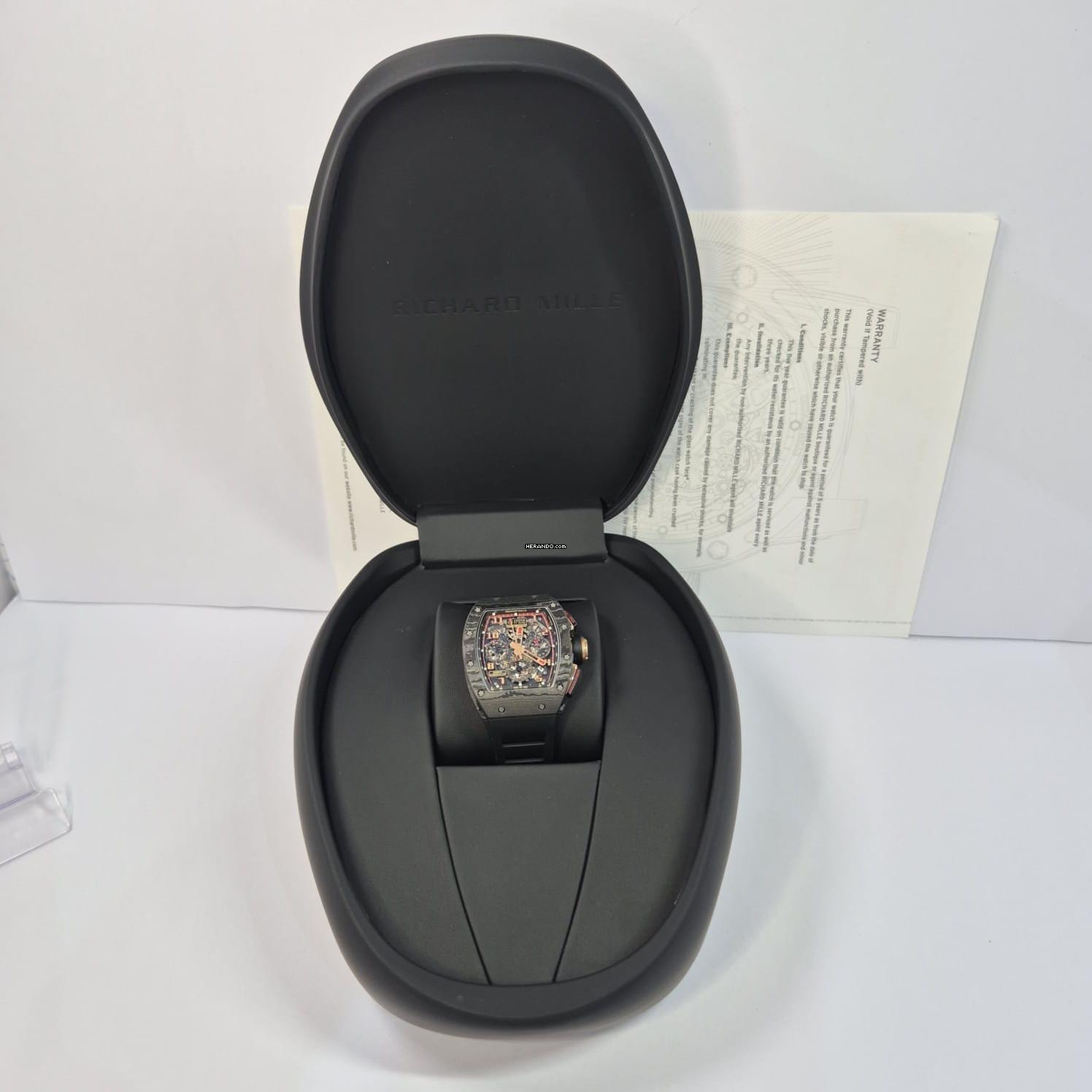  Richard Mille RM 011 Lotus F1 Team Romain Grosjean NTPT Edition Automático Completo 