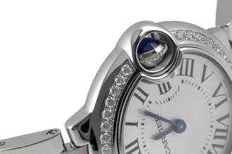 Thumbnail von Cartier Ballon Bleu 28mm de Cartier Stahl Quarz Damenuhr Ref. W4BB0015 Papiere 2019