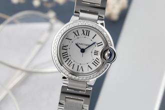 Thumbnail von Cartier Ballon Bleu 28mm de Cartier Stahl Quarz Damenuhr Ref. W4BB0015 Papiere 2019